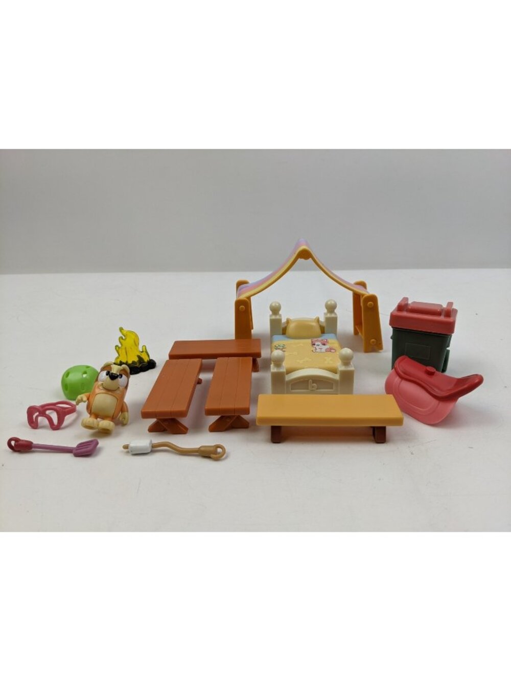 Moose Toys Bluey Bingo Mixed Lot Furniture Camping Bed Bedroom